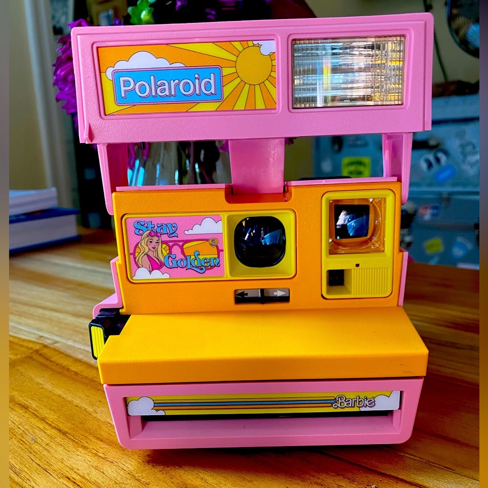 Barbie Polaroid Camera in bubble pink